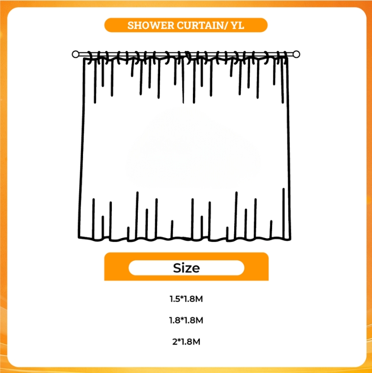 3D shower curtain - Sakamoto Days UK Shop