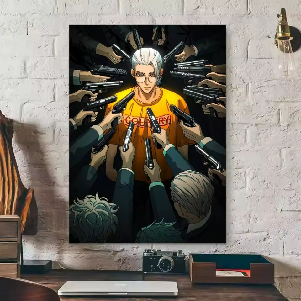 Vintage Classic Design Anime Wall Art