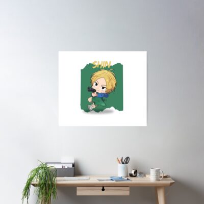 Alternative view of Chibi Shinuu Vintage Graphic Merchandise Poster