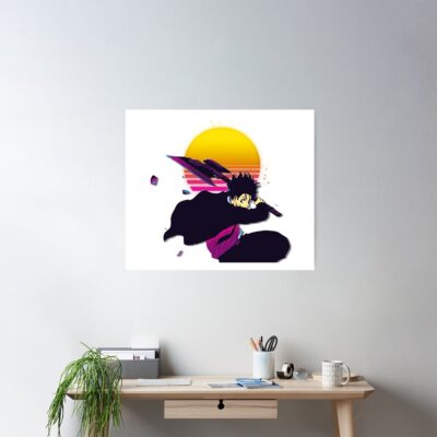 Alternative view of Yoichi Nagumo Retro 90s Poster