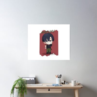 Alternative view of Chibi Gakuu Vintage Graphic Merchandise Poster