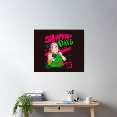 Alternative view of Retro Iconic Artwork Edition Sakamoto Days Poster