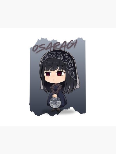Alternative view of Chibi Osaragi Exclusive Graphic Tribute Throw Pillow