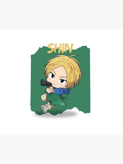 Alternative view of Chibi Shinuu Vintage Graphic Merchandise Shower Curtain