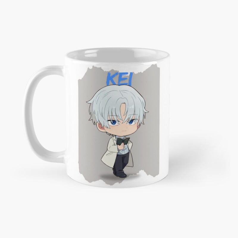 Chibi Kei Retro Stylish Fan Print Mug - Image 2