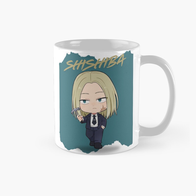 Chibi Shishiba Vintage Graphic Print Mug