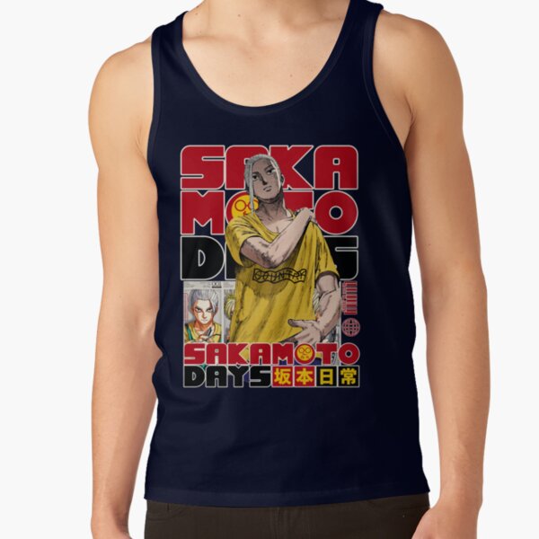 Sakamoto Tarou Classic Iconic Print Tank Top