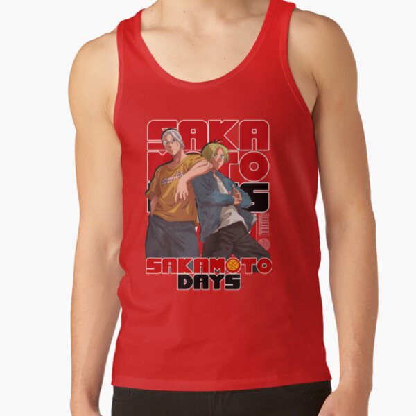Taro Sakamoto Modern Legacy Graphic Anime Tank Top - Image 4