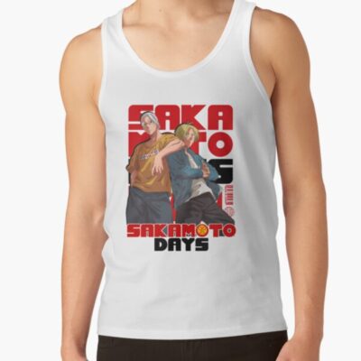 Alternative view of Taro Sakamoto Modern Legacy Graphic Anime Tank Top