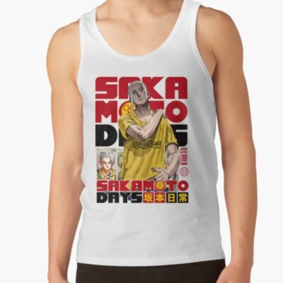 Alternative view of Sakamoto Tarou Classic Iconic Print Tank Top