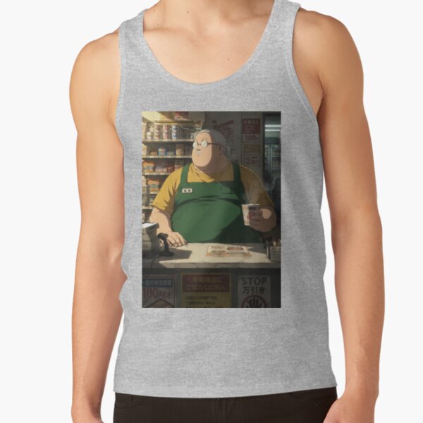 Taro Sakamoto Collectible Legacy Print Anime Tank Top - Image 4