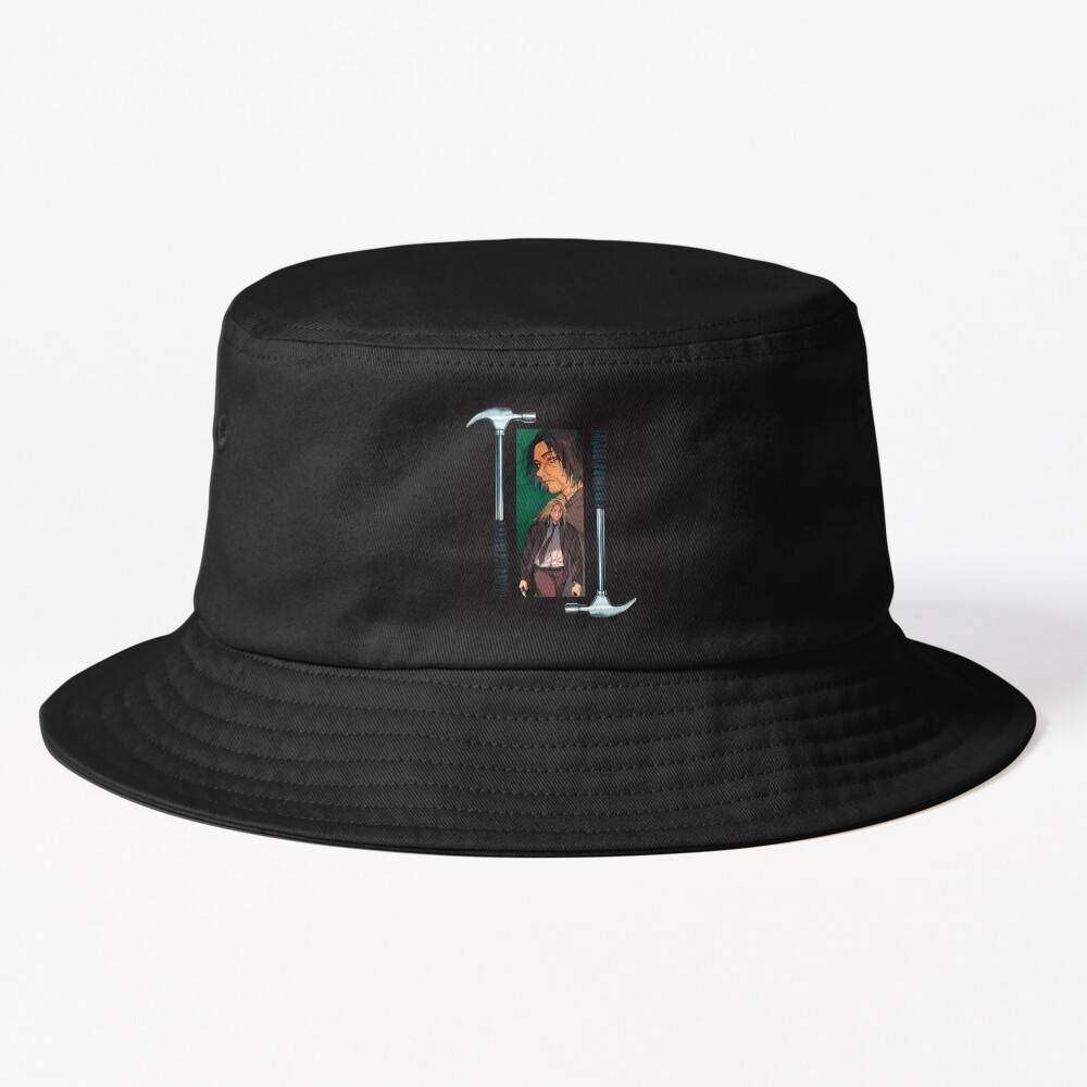 Shishibi Graphic Print Bucket Hat