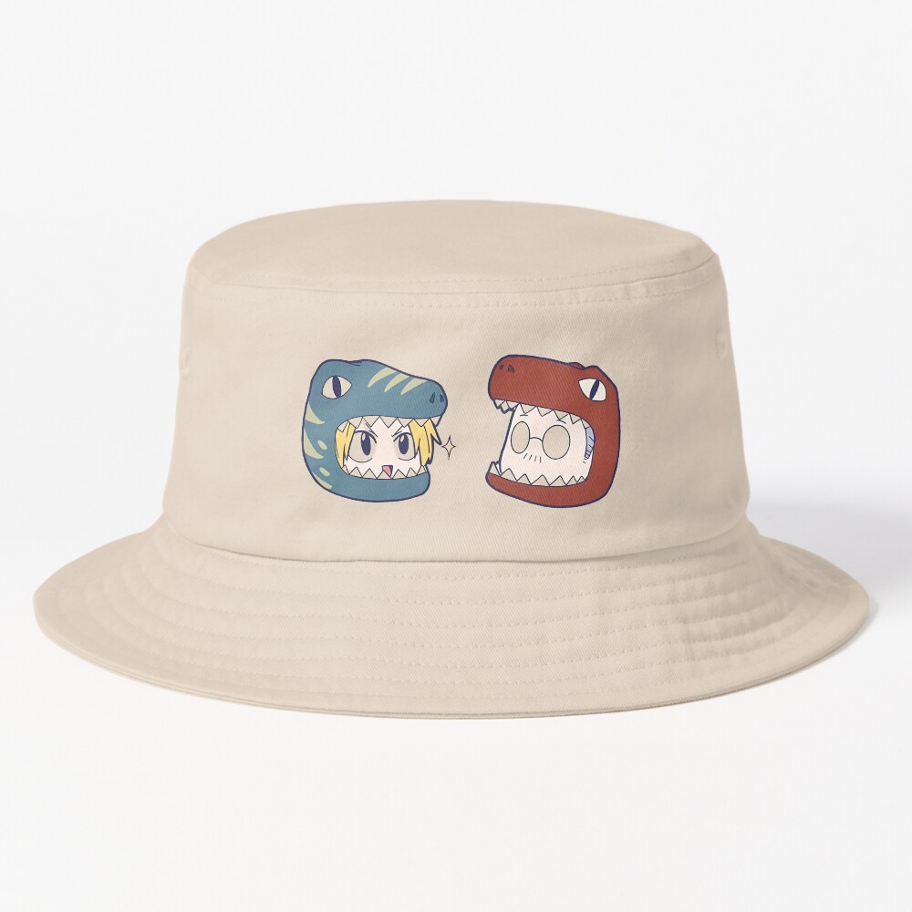 Retro Stylish Fan Print Bucket Hat