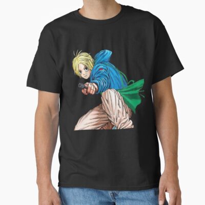 Alternative view of Shin Asakura Retro Stylish Fan Anime T-shirt