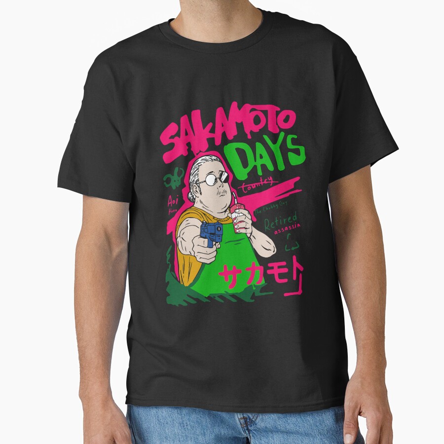 Vintage Fan Anime Sakamoto Days T-shirt - Image 3