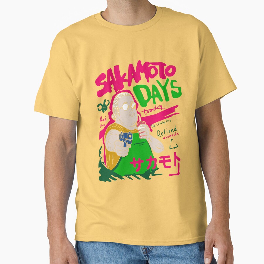 Vintage Fan Anime Sakamoto Days T-shirt - Image 6