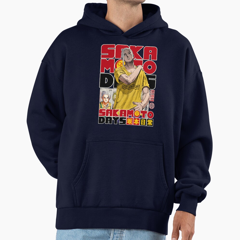 Sakamoto Tarou Classic Iconic Print Hoodie - Image 4