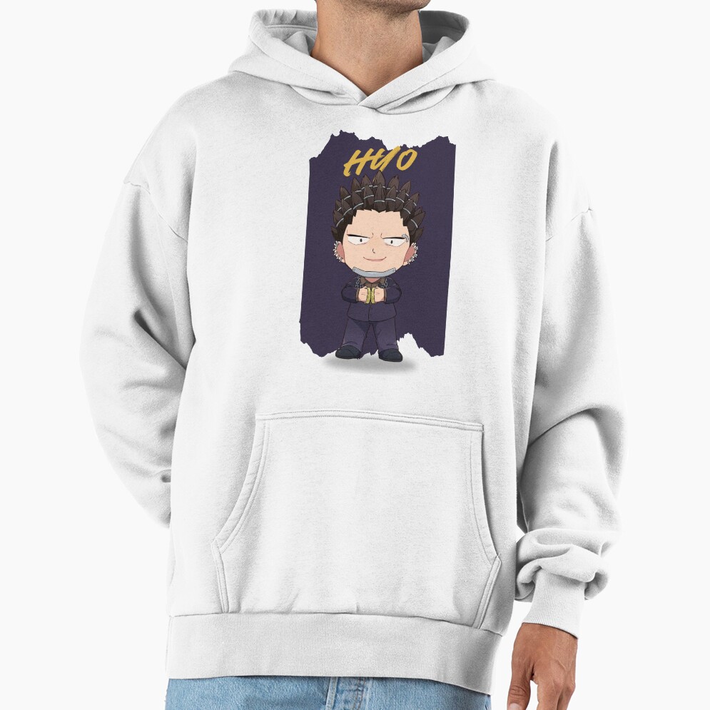 Chibi Hyo Retro Print Print Hoodie