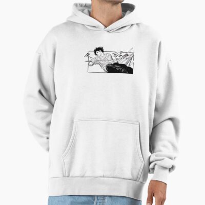 Alternative view of Nagumo Vintage Fan Anime Hoodie