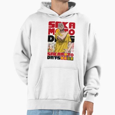 Alternative view of Sakamoto Tarou Classic Iconic Print Hoodie