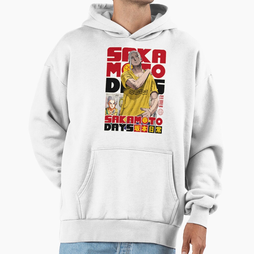 Sakamoto Tarou Classic Iconic Print Hoodie - Image 2