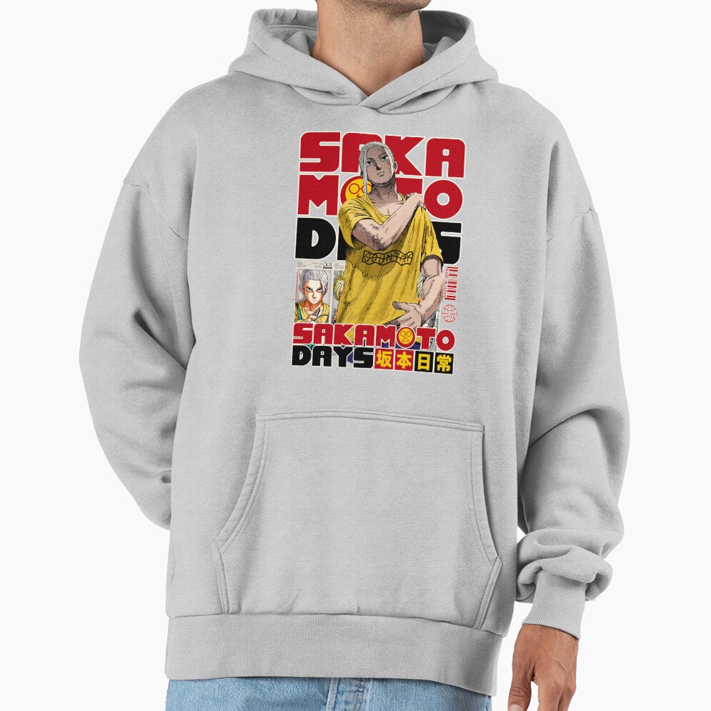Sakamoto Tarou Classic Iconic Print Hoodie - Image 3