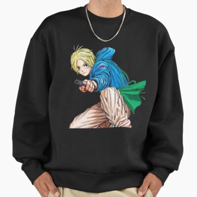 Alternative view of Shin Asakura Retro Stylish Fan Anime Sweatshirt