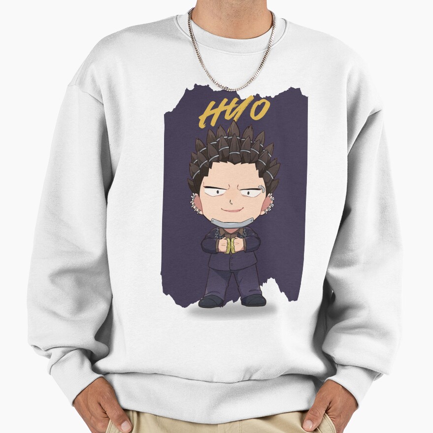 Chibi Hyo Retro Print Print Sweatshirt