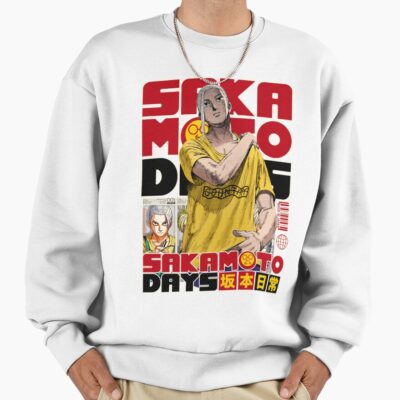Alternative view of Sakamoto Tarou Classic Iconic Print Sweatshirt
