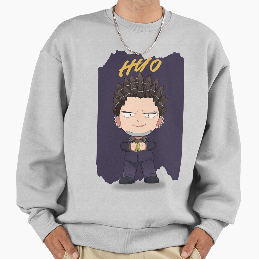 Chibi Hyo Retro Print Print Sweatshirt - Image 4