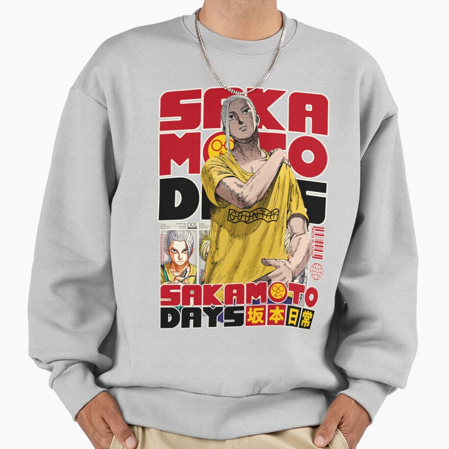 Sakamoto Tarou Classic Iconic Print Sweatshirt - Image 3
