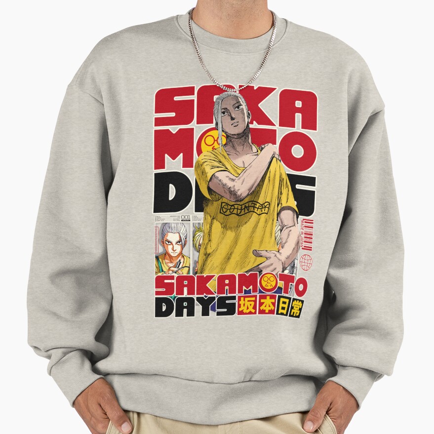 Sakamoto Tarou Classic Iconic Print Sweatshirt