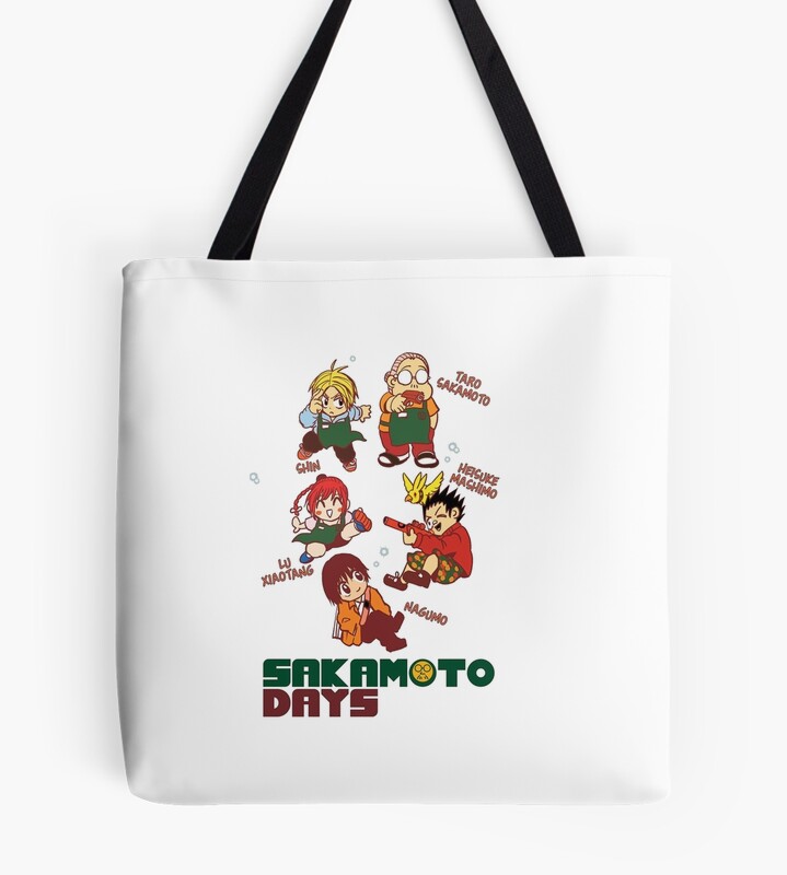 Classic Iconic Print Artwork Sakamoto Days Tote Bag