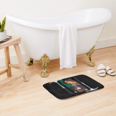 Alternative view of Shishibi Vintage Graphic Print Bath Mat