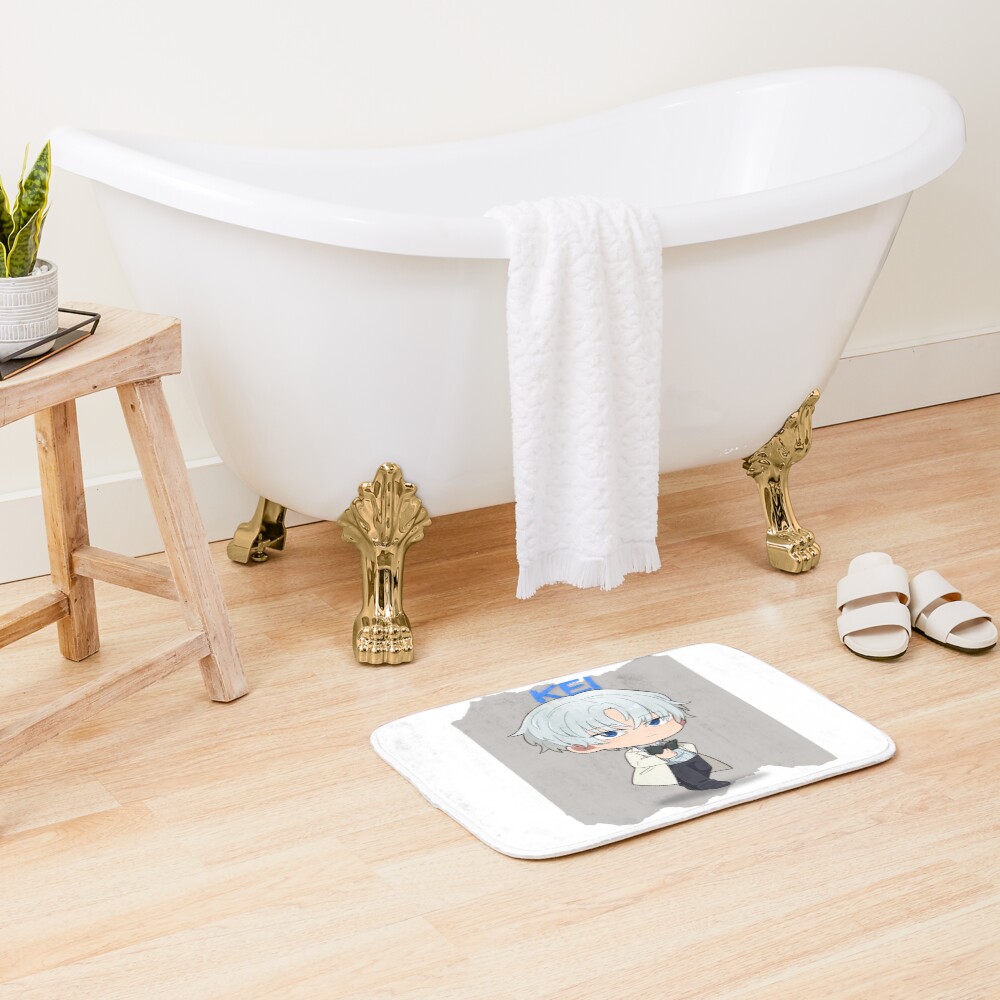 Chibi Kei Vintage Graphic Print Bath Mat - Image 2