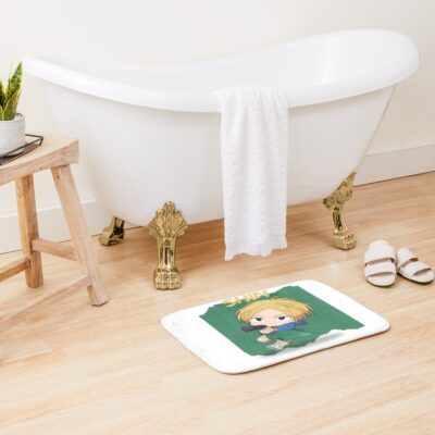 Alternative view of Chibi Shinuu Vintage Graphic Print Bath Mat