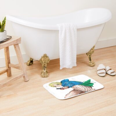 Alternative view of Shin Asakura Vintage Graphic Print Bath Mat