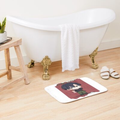 Alternative view of Chibi Gakuu Vintage Graphic Print Bath Mat