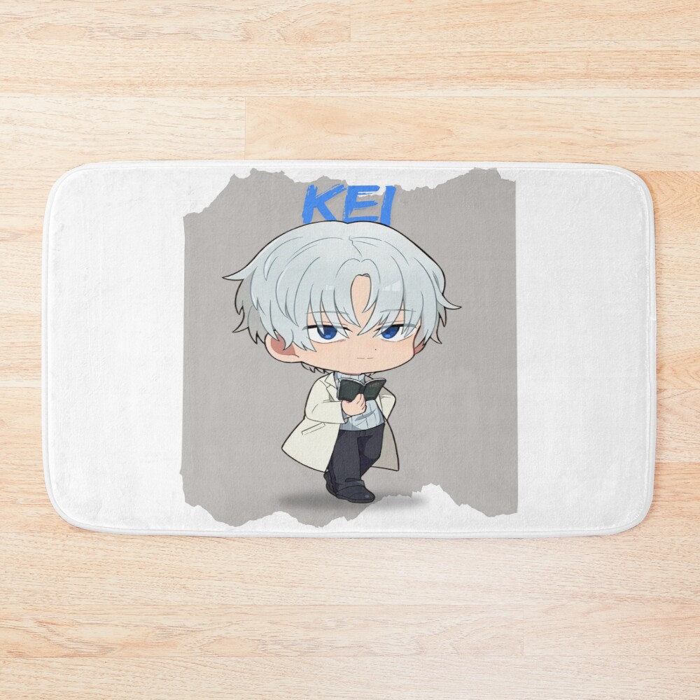 Chibi Kei Vintage Graphic Print Bath Mat