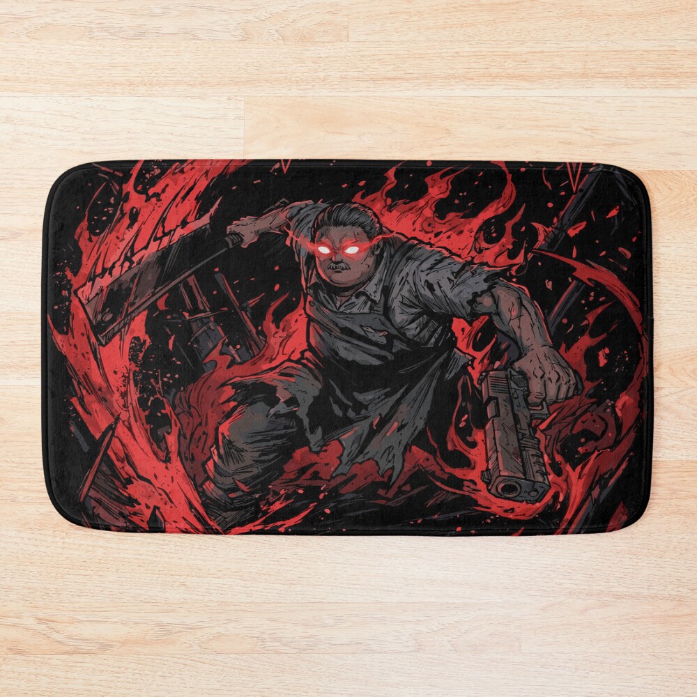 Sakamoto Dark Art Bath Mat