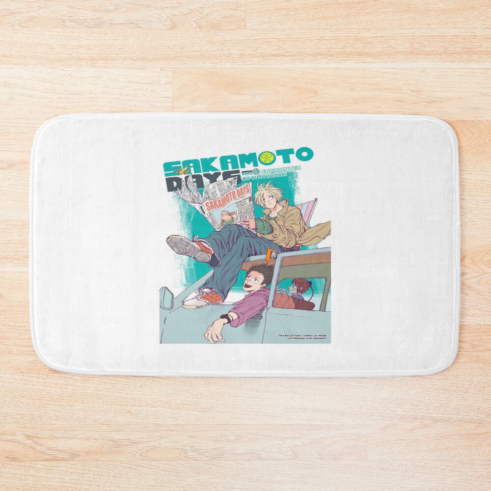 Sakamoto Days Manga Bath Mat