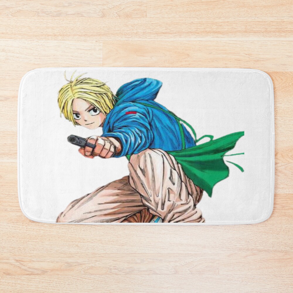 Shin Asakura Vintage Graphic Print Bath Mat