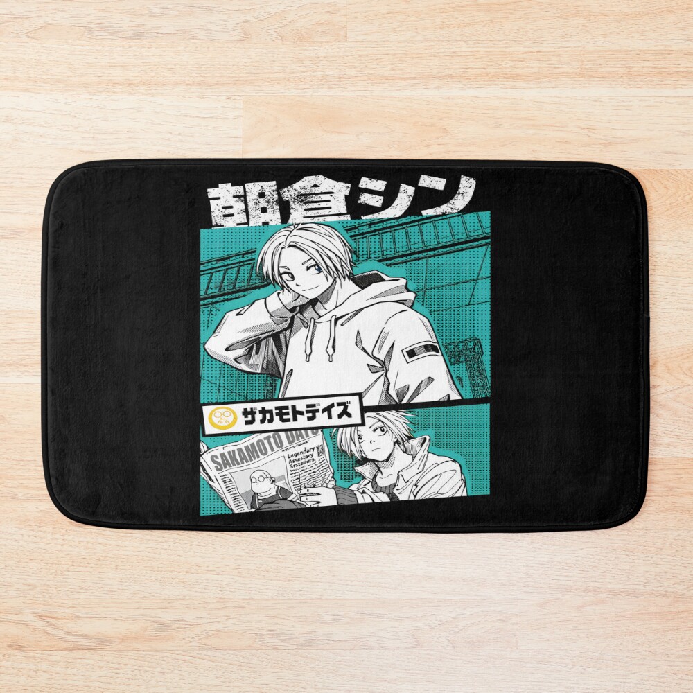 Shin Asakura Classic Iconic Print Artwork Bath Mat
