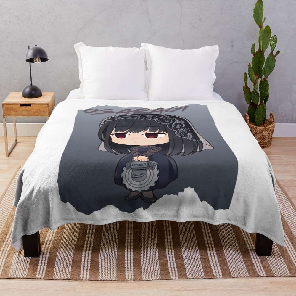 Chibi Osaragi Exclusive Graphic Tribute Throw Blanket