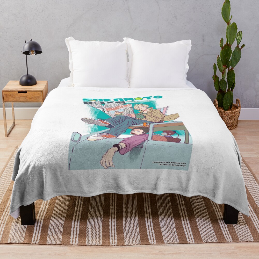 Classic Fan Gear Sakamoto Days Throw Blanket