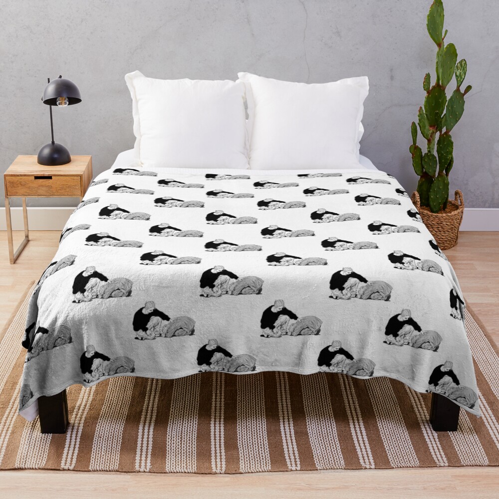 The Teacher And His Student Throw Blanket