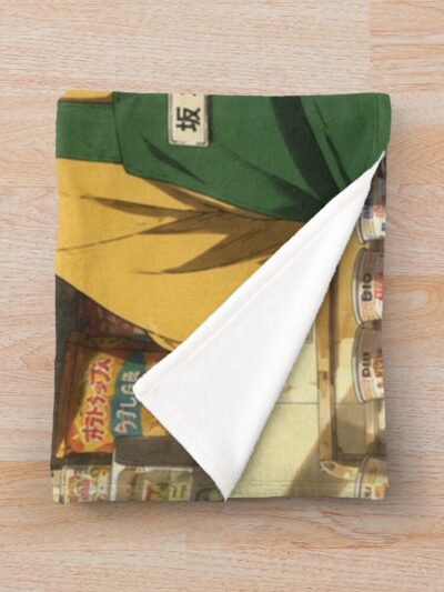 Alternative view of Taro Sakamoto Vintage Graphic Throw Blanket