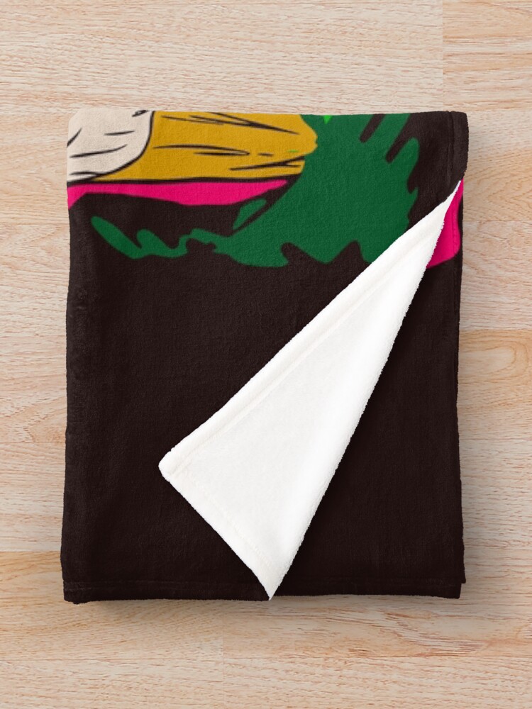Retro Iconic Artwork Edition Sakamoto Days Throw Blanket - Image 2