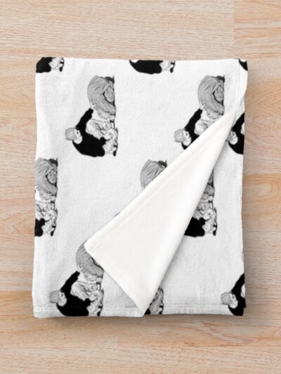 Alternative view of The Teacher And His Student Throw Blanket