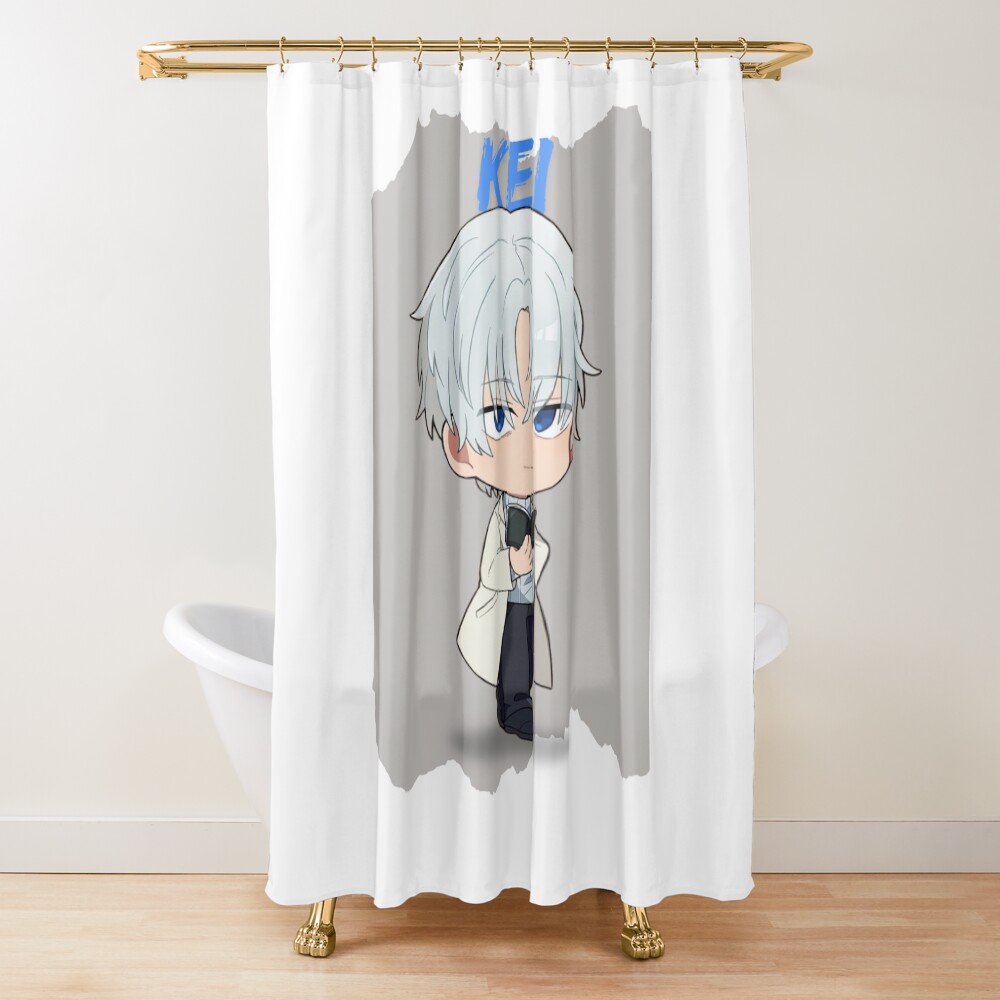 Chibi Kei Exclusive Graphic Shower Curtain